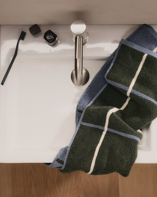 2+2 Organic Plush Bath Bundle - Dusk Windowpane